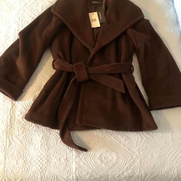 Lafayette 148 wool “car coat” jacket size large. New with tags. - Picture 2 of 6